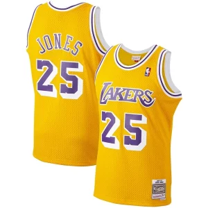 Classico Stupendo Ed Jones Los Angeles Lakers 1994/95 Hardwood Classics Swingman Jersey Gold