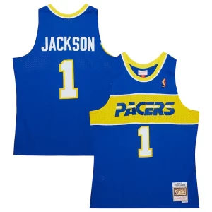 Magnifico Accattivante Cool Stephen Jackson Indiana Pacers Hardwood Classics Swingman Jersey Royal