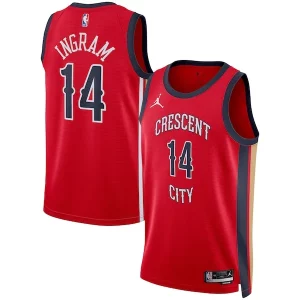 Comodo Brandon Ingram New Orleans Pelicans Jordan Brand Unisex Swingman Jersey Statement Edition Red