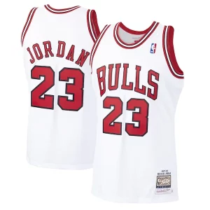 Comodo Gorgeous Michael Jordan Chicago Bulls 1997/98 Hardwood Classics Authentic Jersey White/Black/Scarlet