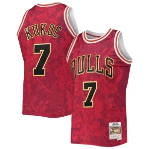 Comodo Moderno Toni Kukoc Chicago Bulls Hardwood Classics 1997/98 Lunar New Year Swingman Jersey Red