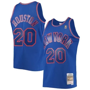 Comodo Pratico Allan Houston New York Knicks 1996/97 Throwback Dark Swingman Jersey Blue