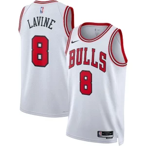 Comodo Raffinato Zach LaVine Chicago Bulls Nike Unisex Swingman Jersey Association Edition White/Red