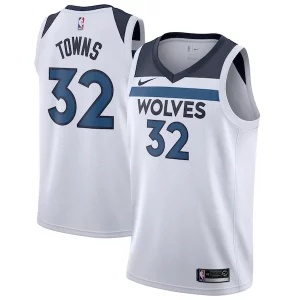 Comodo Resistente Karl Anthony Towns Minnesota Timberwolves Nike Swingman Jersey White Association Edition