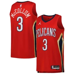 Comodo Robusto Fascinante CJ McCollum New Orleans Pelicans Jordan Brand Unisex Swingman Jersey Statement Edition Red