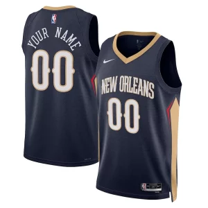 Comodo Stupendo New Orleans Pelicans Nike Unisex 2022/23 Swingman Custom Jersey Navy Icon Edition