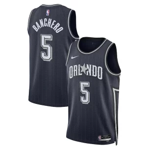 Comodo Stupendo Paolo Banchero Orlando Magic Nike Unisex 2023/24 Swingman Jersey Navy City Edition