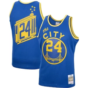 Cool Classico Splendido Rick Barry Golden State Warriors 2001/02 Hardwood Classics Swingman Jersey Royal