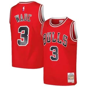Cool Dwyane Wade Chicago Bulls 2016/17 Hardwood Classics Swingman Jersey Red