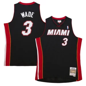Classico Accattivante Dwyane Wade Miami Heat Hardwood Classics Swingman Jersey Black