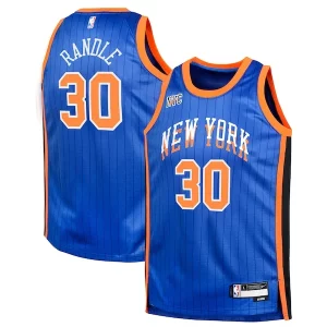 Cool Julius Randle New York Knicks Nike Youth Swingman Replica Jersey City Edition Blue