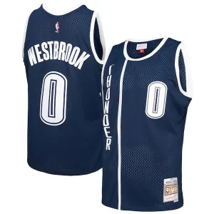 Cool Russell Westbrook Oklahoma City Thunder 2015/16 Swingman Jersey Blue