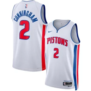 Cool Stupendo Fascinante Cade Cunningham Detroit Pistons Nike Unisex Swingman Jersey Association Edition White/Blue