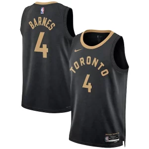Delizioso Accattivante Scottie Barnes Toronto Raptors Nike Unisex 2022/23 Swingman Jersey City Edition Black