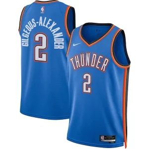 Delizioso Carino Shai Gilgeous Alexander Oklahoma City Thunder Nike Unisex Swingman Jersey Icon Edition Blue