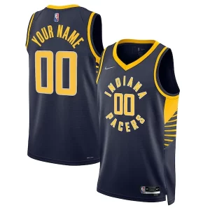 Delizioso Indiana Pacers Nike 2021/22 Diamond Swingman Custom Jersey Icon Edition Navy