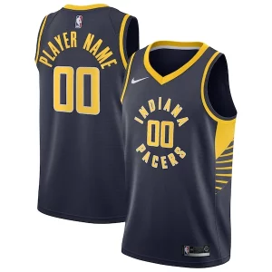 Delizioso Indiana Pacers Nike Swingman Custom Jersey Navy Icon Edition