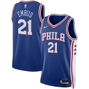 Delizioso Joel Embiid Philadelphia 76ers Nike Unisex Swingman Jersey Icon Edition Royal/White