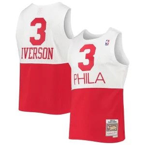 Delizioso Meraviglioso Allen Iverson Philadelphia 76ers 2003/2004 Hardwood Classics Swingman Jersey White/Red