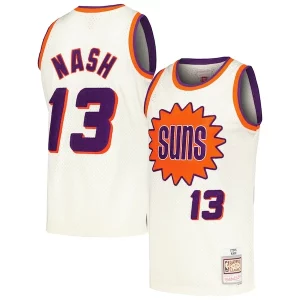 Delizioso Moderno Steve Nash Phoenix Suns Chainstitch Swingman Jersey Cream