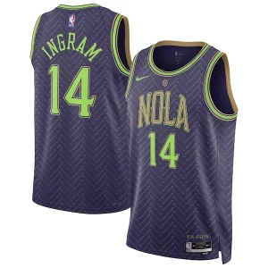 Delizioso Pratico Brandon Ingram New Orleans Pelicans Nike Unisex 2024/25 Swingman Player Jersey City Edition Purple