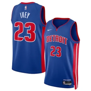 Delizioso Raffinato Jaden Ivey Detroit Pistons Nike Unisex 2022 NBA Draft First Round Pick Swingman Jersey Icon Edition Blue