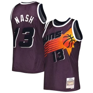 Delizioso Raffinato Pratico Steve Nash Phoenix Suns 1996/97 Hardwood Classics Off Court Swingman Jersey Purple