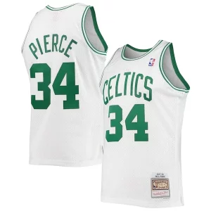 Delizioso Robusto Paul Pierce Boston Celtics Hardwood Classics Swingman Jersey White/Kelly Green