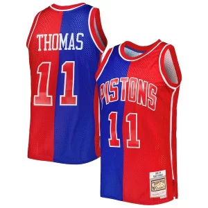 Duraturo Bellissimo Isiah Thomas Isiah Thomas Hardwood Classics 1988/89 Split Swingman Jersey Blue/Red