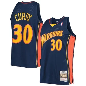 Duraturo Classico Robusto Stephen Curry Golden State Warriors Hardwood Classics Swingman Jersey Navy/White