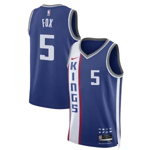 Duraturo Cool Incantevole De'Aaron Fox Sacramento Kings Nike Unisex 2023/24 Swingman Jersey Blue City Edition
