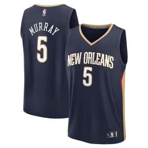 Duraturo Dejounte Murray New Orleans Pelicans Youth Fast Break Replica Player Jersey Icon Edition Navy