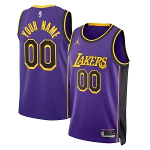 Duraturo Fantastico Eccezionale Los Angeles Lakers Jordan Brand Unisex 2022/23 Swingman Custom Jersey Statement Edition Purple