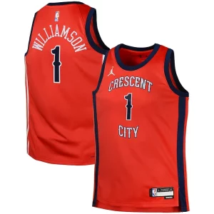 Robusto Resistente Zion Williamson New Orleans Pelicans Jordan Brand Swingman Jersey Statement Red