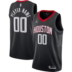 Duraturo Houston Rockets Jordan Brand Swingman Custom Jersey Statement Edition Black