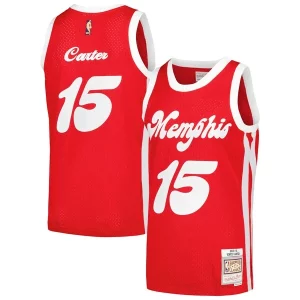 Duraturo Pratico Accattivante Vince Carter Memphis Grizzlies 2015/16 Hardwood Classics Swingman Jersey Red