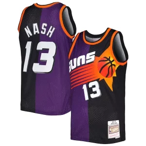 Duraturo Steve Nash Phoenix Suns Hardwood Classics 1996/97 Split Swingman Jersey Purple/Black