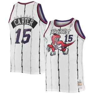 Duraturo Vince Carter Toronto Raptors 1998/99 Big & Tall Hardwood Classics Swingman Jersey White/Purple