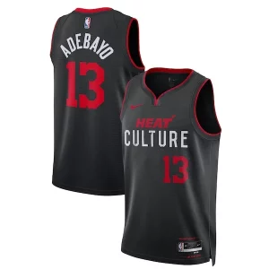 Eccezionale Accattivante Bam Adebayo Miami Heat Nike Unisex 2023/24 Swingman Jersey Black City Edition