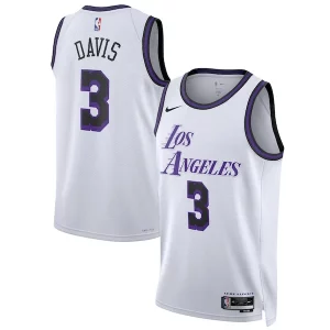 Eccezionale Anthony Davis Los Angeles Lakers Nike Unisex 2022/23 Swingman Jersey City Edition White