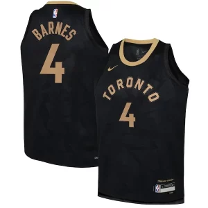 Eccezionale Attraente Scottie Barnes Toronto Raptors Nike Youth 2022/23 Swingman Jersey City Edition Black