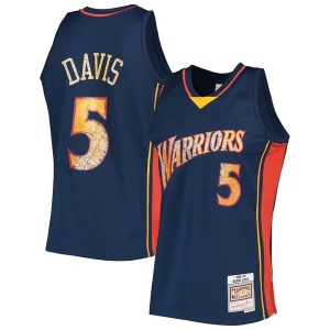 Eccezionale Baron Davis Golden State Warriors 2006/07 Hardwood Classics NBA 75th Anniversary Diamond Swingman Jersey Royal