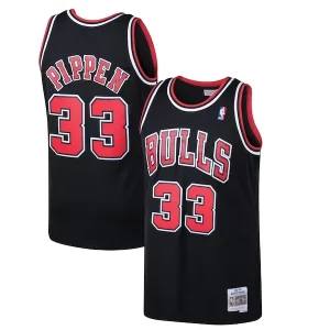 Eccezionale Carino Lussuoso Scottie Pippen Chicago Bulls 1997/98 Hardwood Classics Swingman Jersey Black/White
