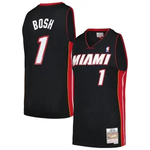 Eccezionale Chris Bosh Miami Heat 2012/13 Hardwood Classics Swingman Jersey Black