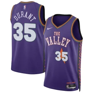 Eccezionale Kevin Durant Phoenix Suns Nike Unisex 2024/25 Swingman Player Jersey City Edition Purple