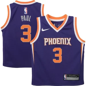Eccezionale Lussuoso Chris Paul Phoenix Suns Nike Preschool 2021/22 Replica Jersey Icon Edition Purple