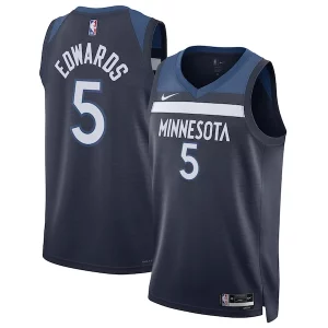 Eccezionale Resistente Lussuoso Anthony Edwards Minnesota Timberwolves Nike Unisex Swingman Jersey Icon Edition Navy