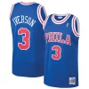 Eccezionale Stupendo Resistente Allen Iverson Philadelphia 76ers 1996/97 Hardwood Classics Throwback Swingman Jersey Royal