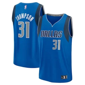 Bellissimo Incantevole Klay Thompson Dallas Mavericks Youth Fast Break Replica Player Jersey Icon Edition Blue