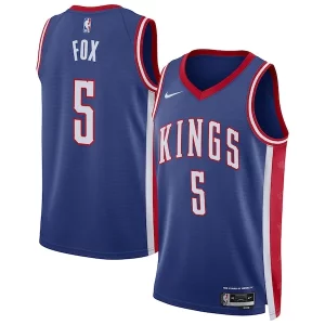 Elegante Delizioso Duraturo De'Aaron Fox Sacramento Kings Nike Unisex 2024/25 Swingman Player Jersey City Edition Blue